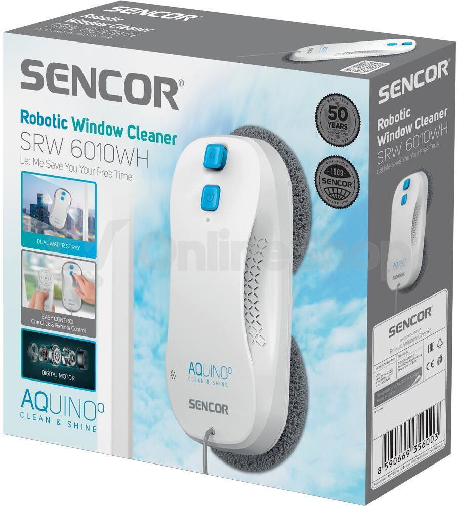 Robotický čistič oken Sencor Aquino SRW 6010WH
