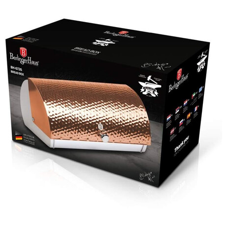 Chlebovka BerlingerHaus BH-6726 Primal Rosegold Metallic Line, nerez