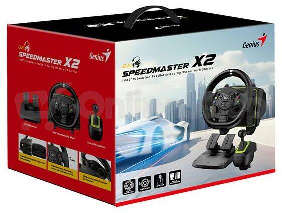 Gaming volant Genius GX SpeedMaster X2 31620002400