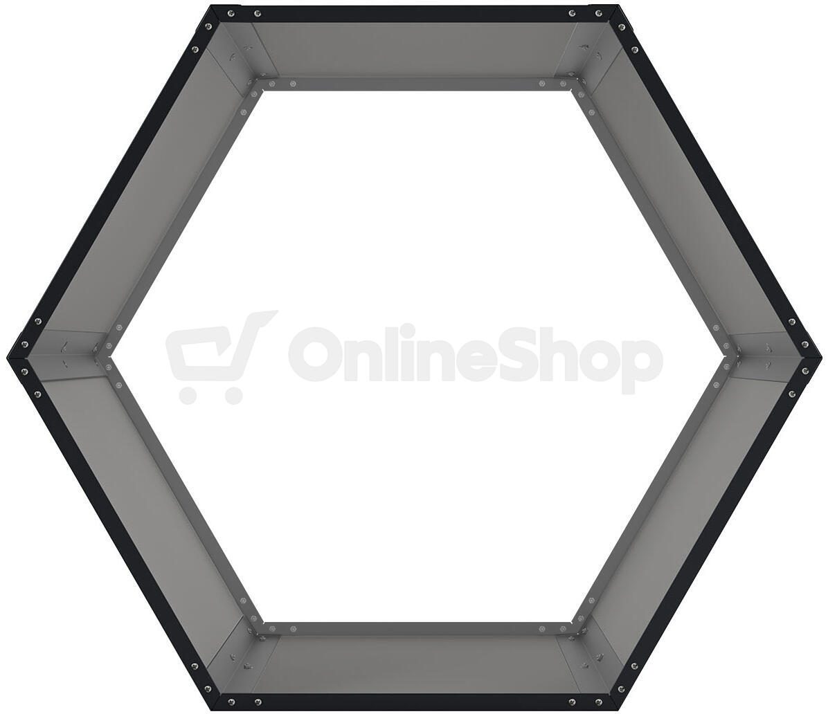Přístřešek na dřevo G21 HEX 53, antracitový