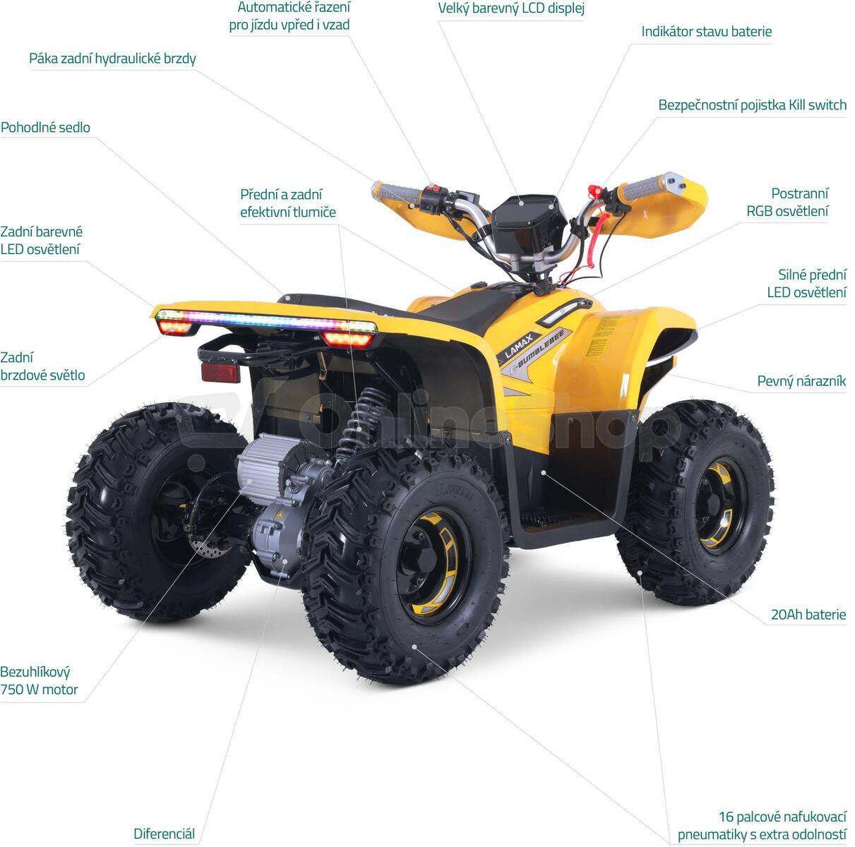LAMAX eBumbleBee ATV60M - assembled