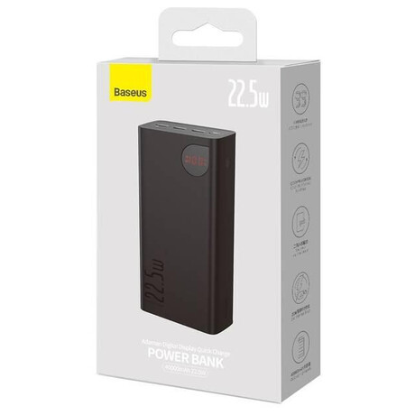 Baseus Adaman 40000mAh, 22,5W černá (foto 5)