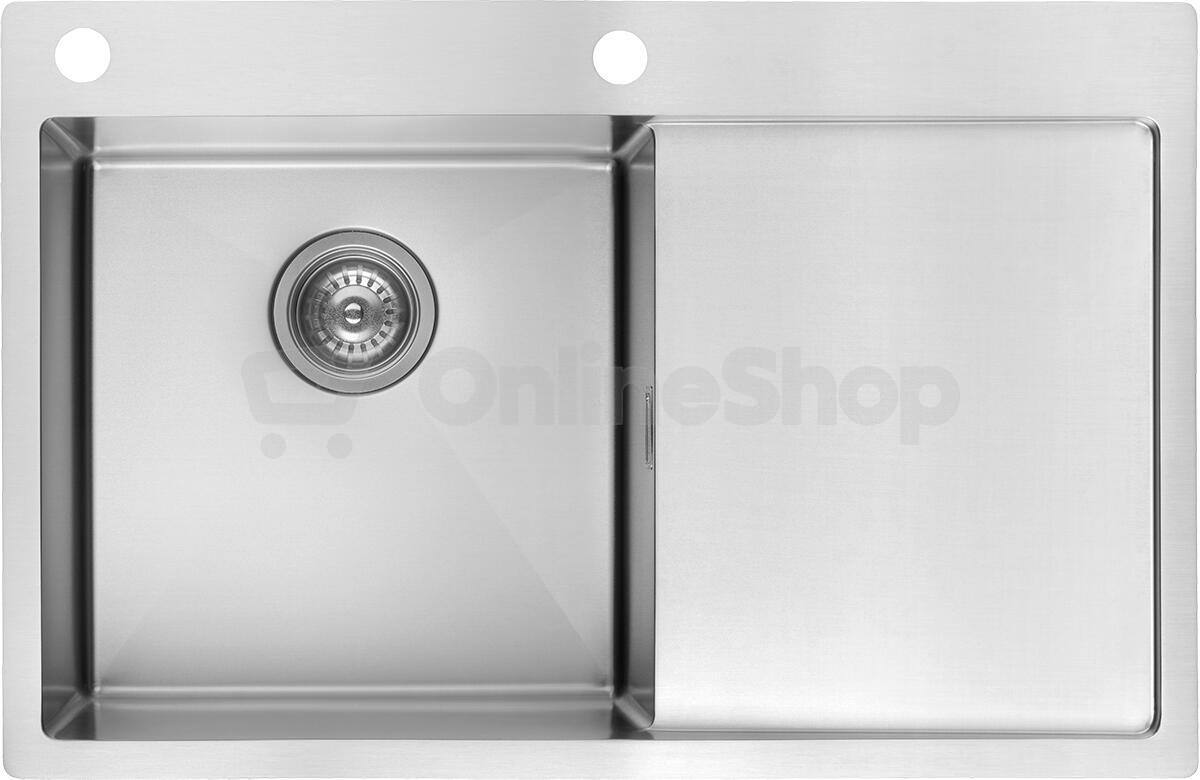 Concept Nerezový dřez s odkapem NANO coat levý DNN1045ssl