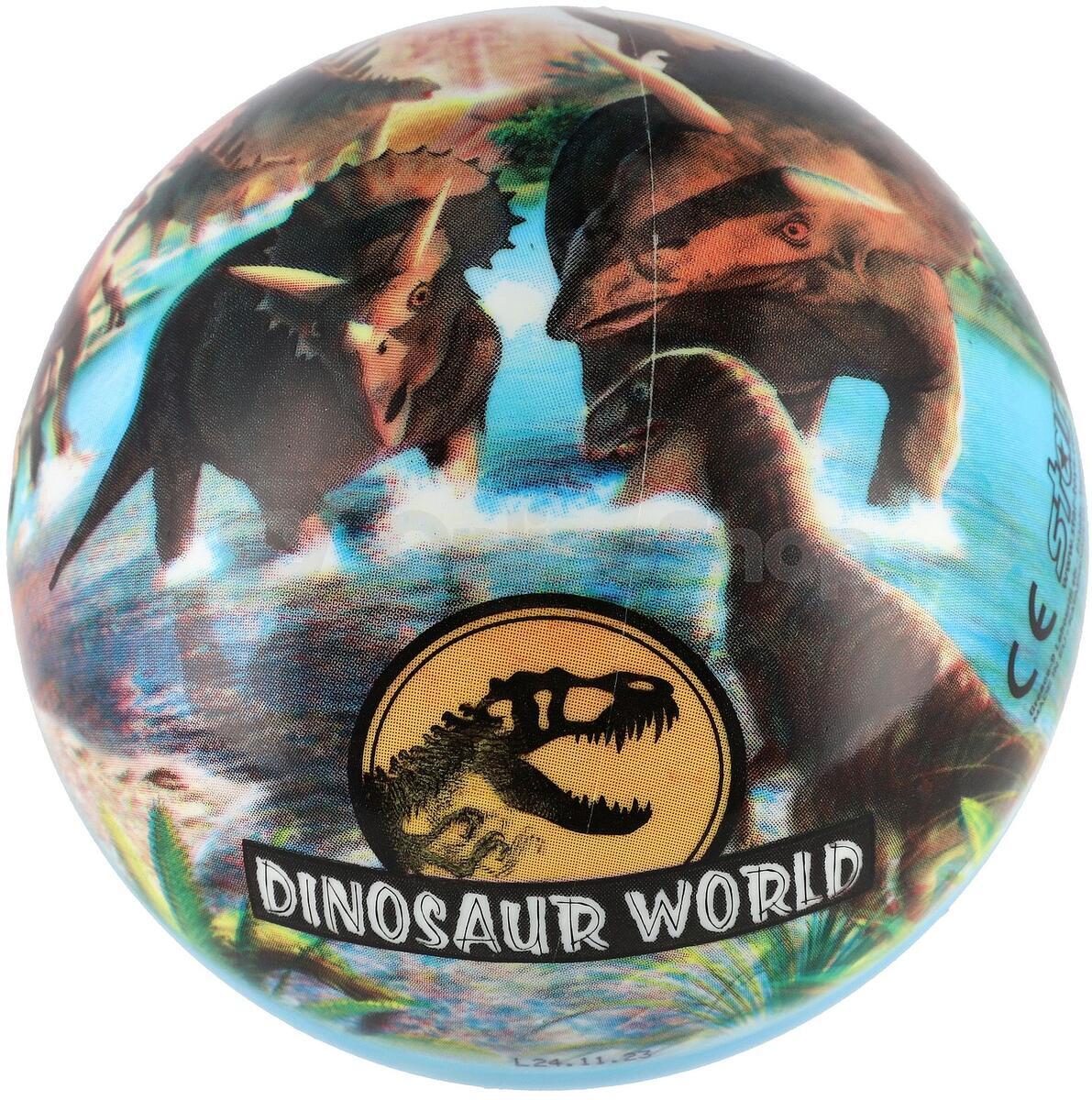 Teddies Míč Svět dinosaurů nafouknutý 14cm v síťce