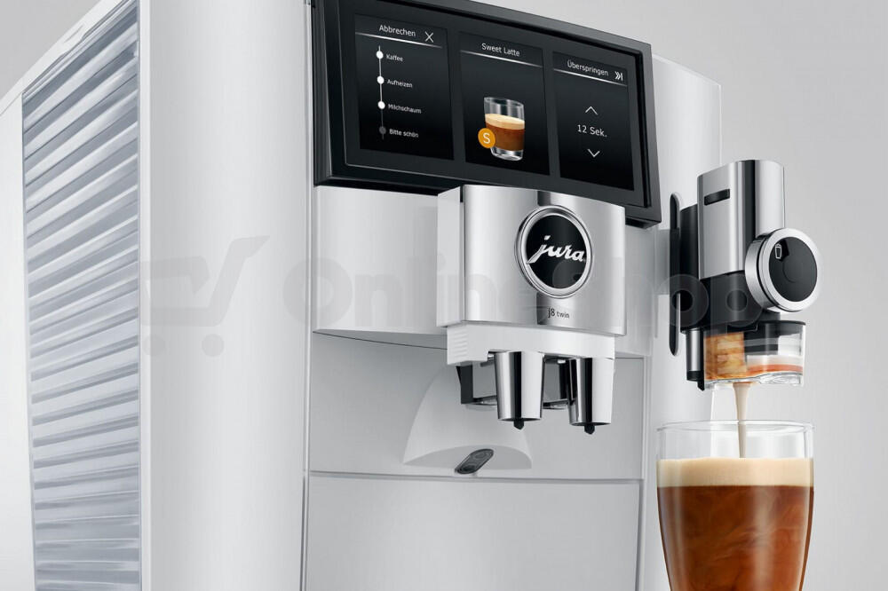 Kávovar Jura J8 twin Diamond White