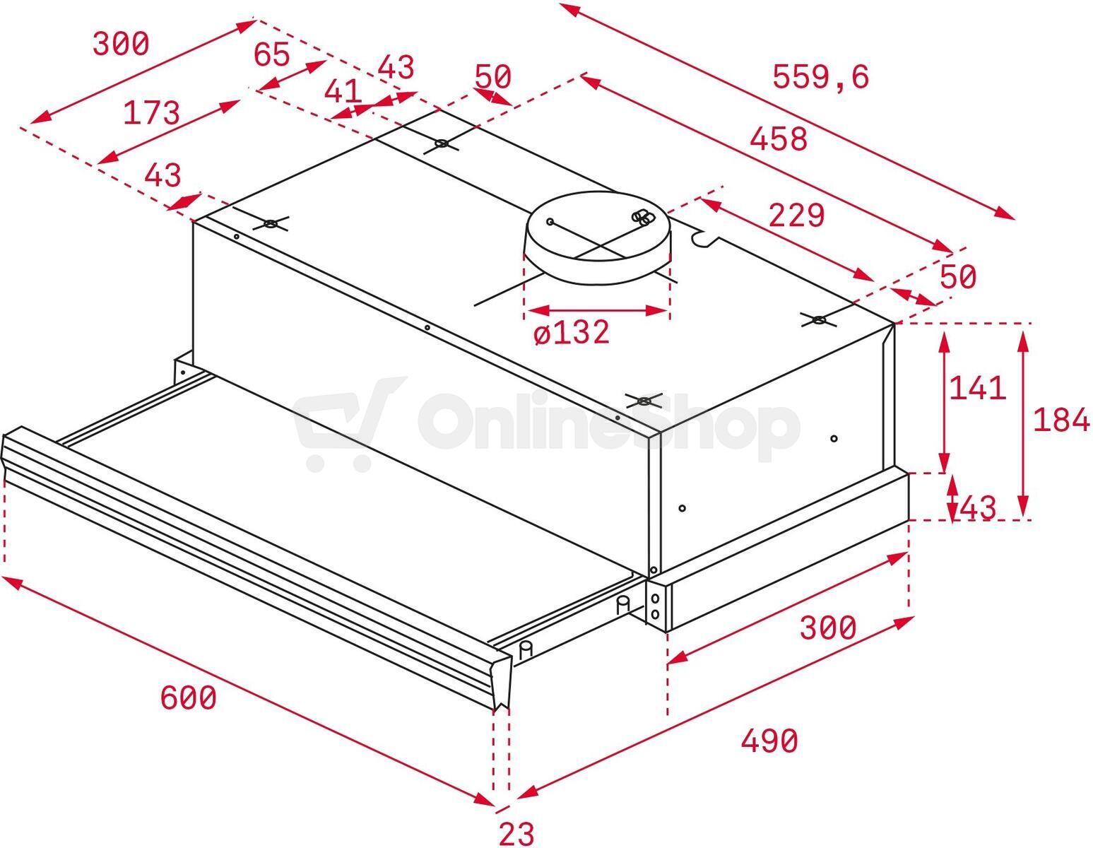 Odsavač par Teka CNL 6415