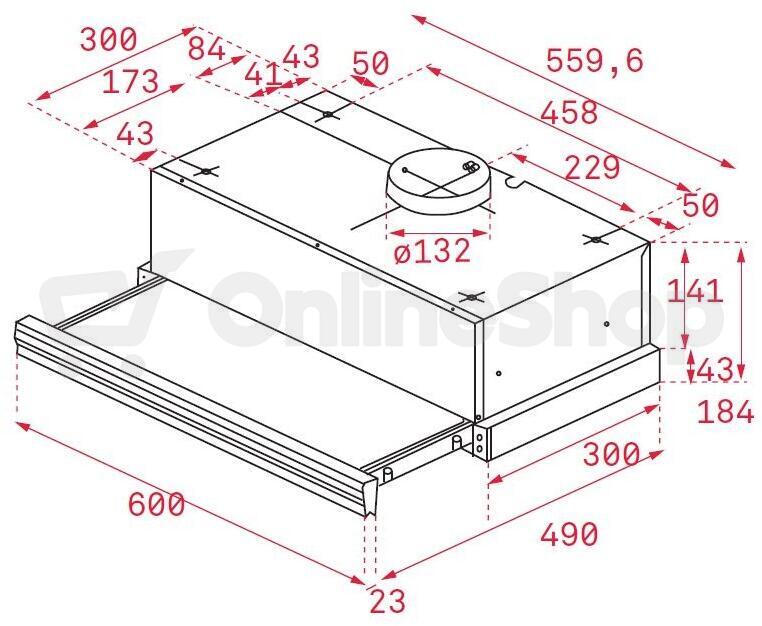 Odsavač par Teka CNL 6415 X