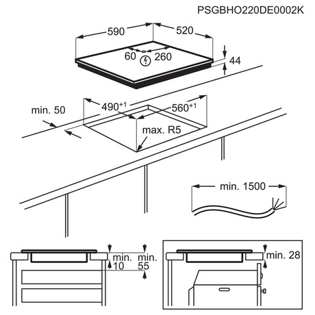 Indukn deska Electrolux EIS67453