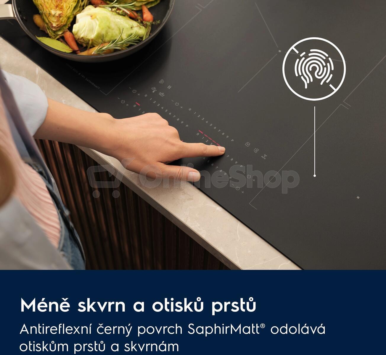 Indukční deska Electrolux EIS62453IZ 700 SenseBoil SaphirMatt®