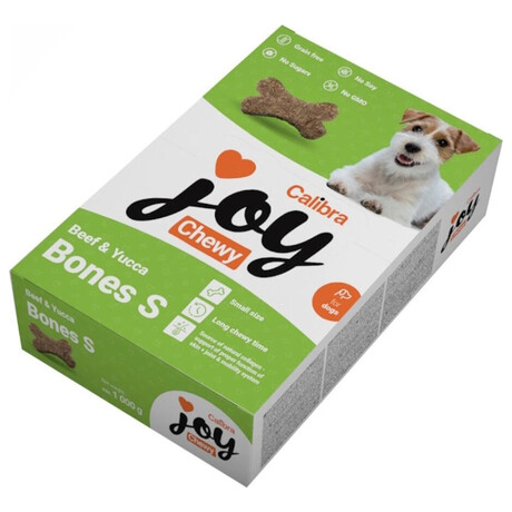 Calibra Joy Dog Chewy Beef & Yucca Bones S 1000g (foto 1)