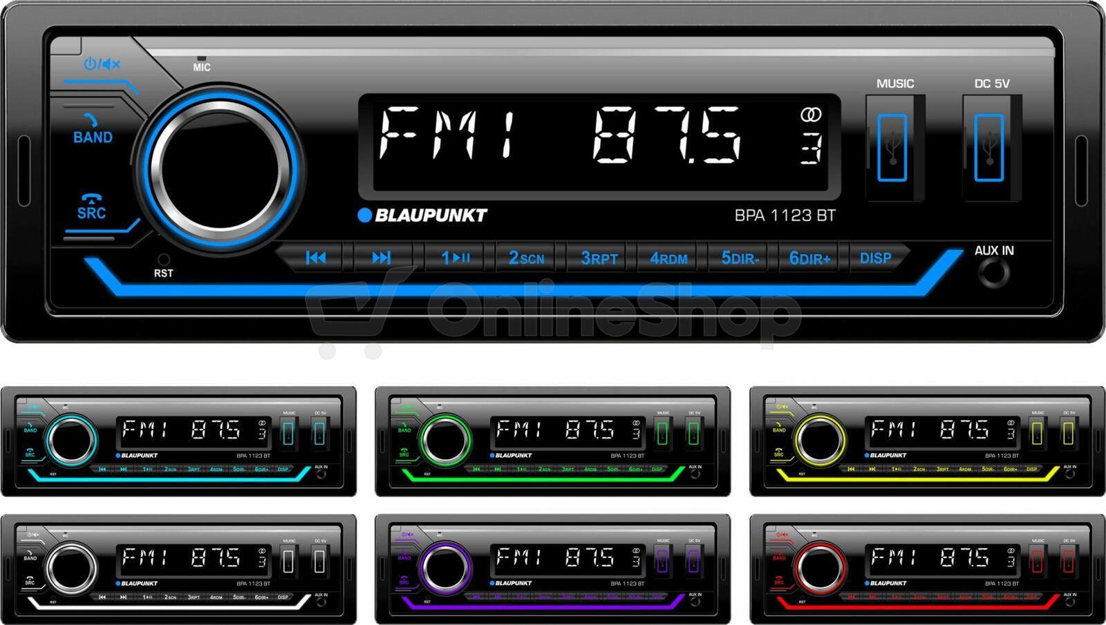 Autorádio BLAUPUNKT BPA 1123 BT