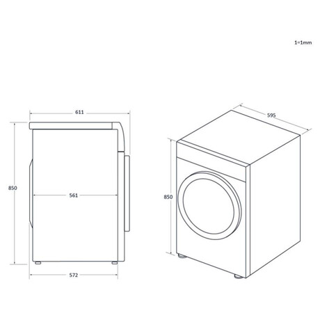 Praka se suikou Haier HWD100-BD14397U1