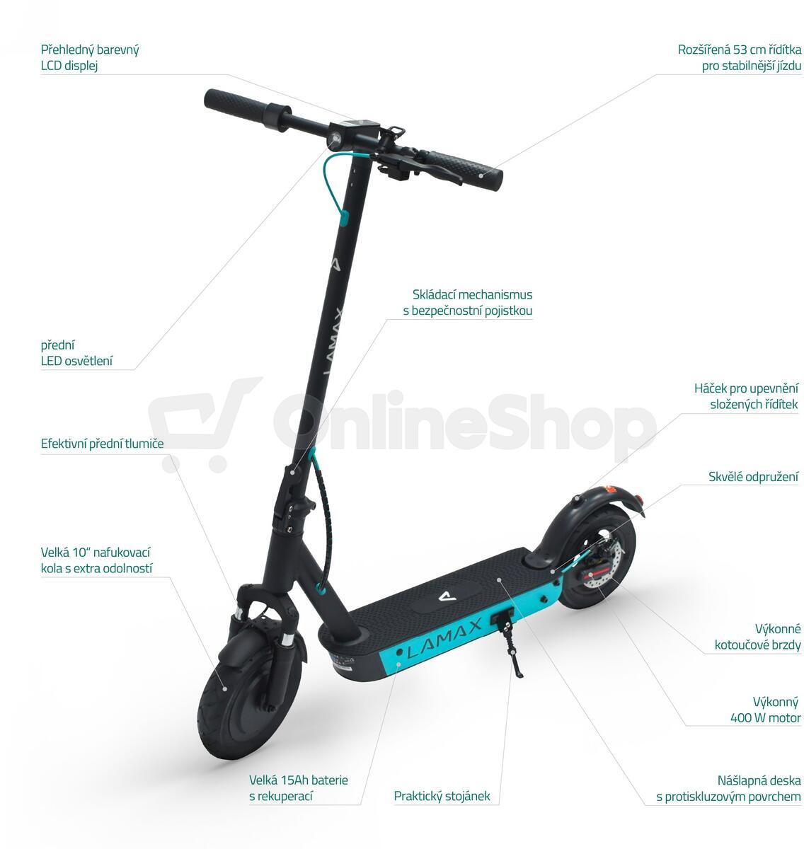 Elektrokoloběžka Lamax eCruiser SC30