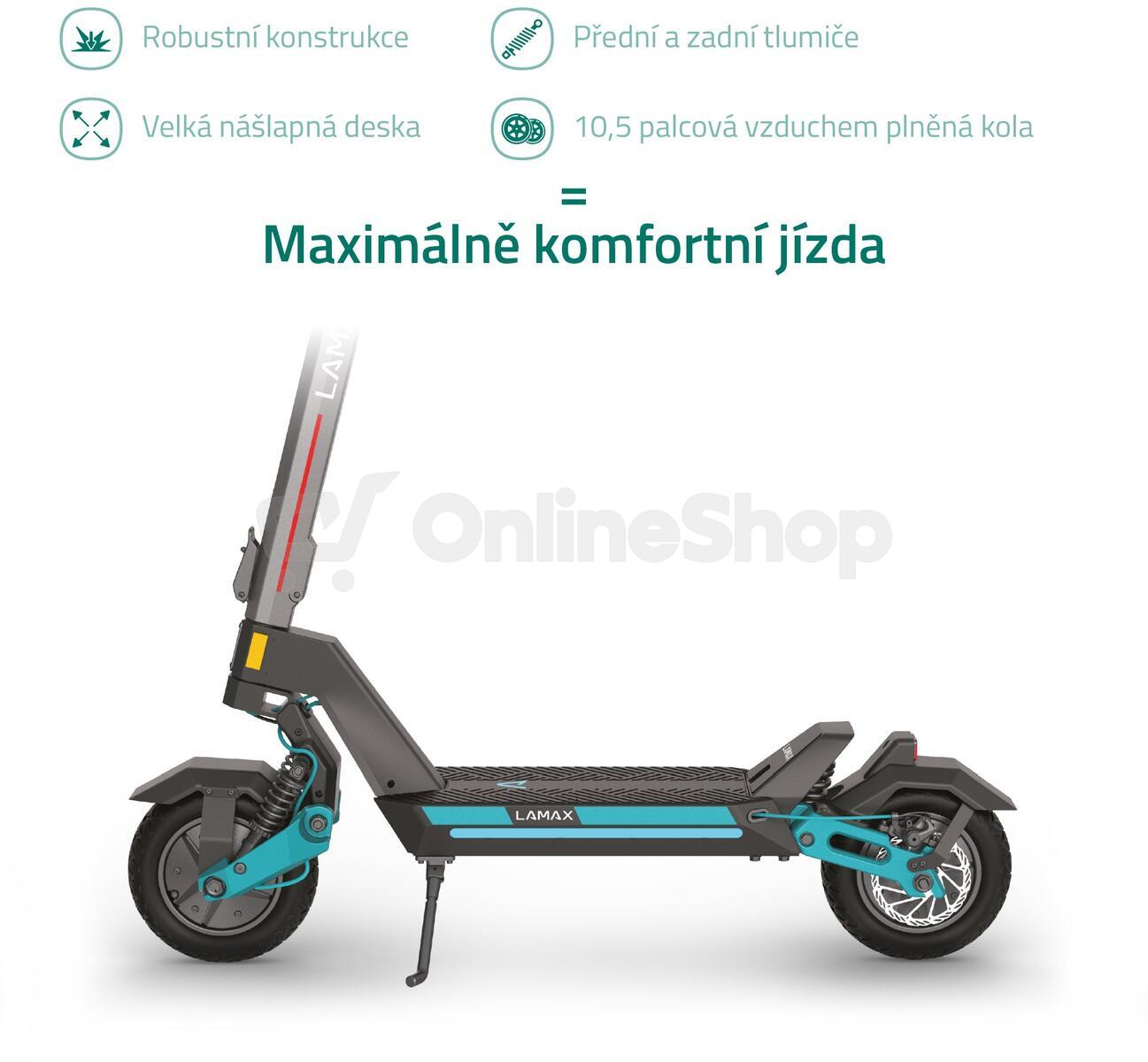 Elektrická koloběžka LAMAX eTank SA70