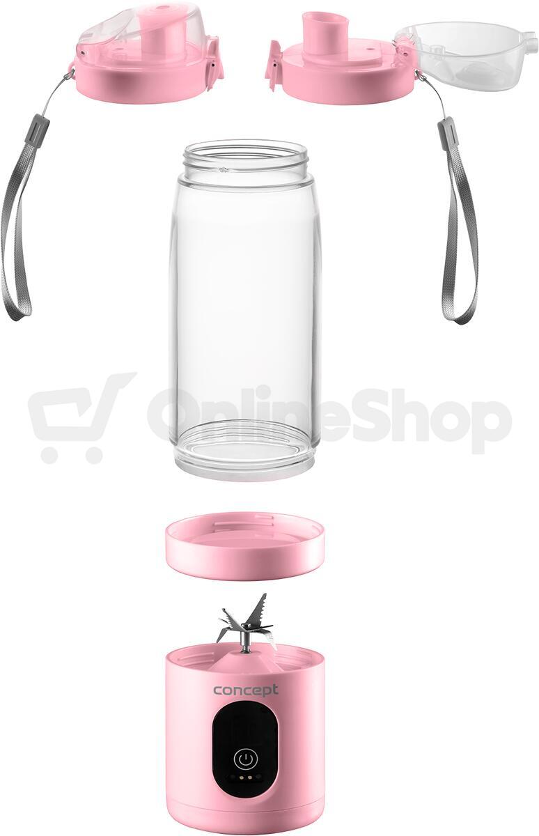 Smoothie mixér Concept SM4003 růžový