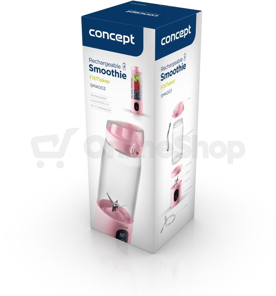 Smoothie mixér Concept SM4003 růžový