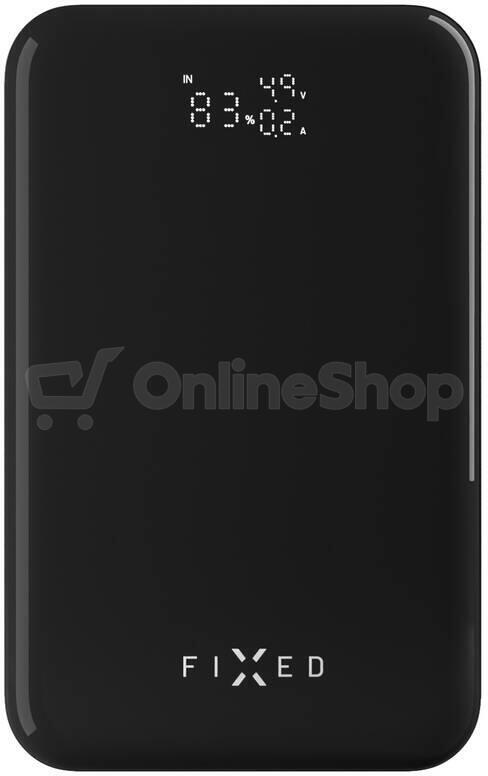 Powerbanka FIXED Zen 20 Pro s LCD displejem a výstupem 130W, 20 000 mAh, černá