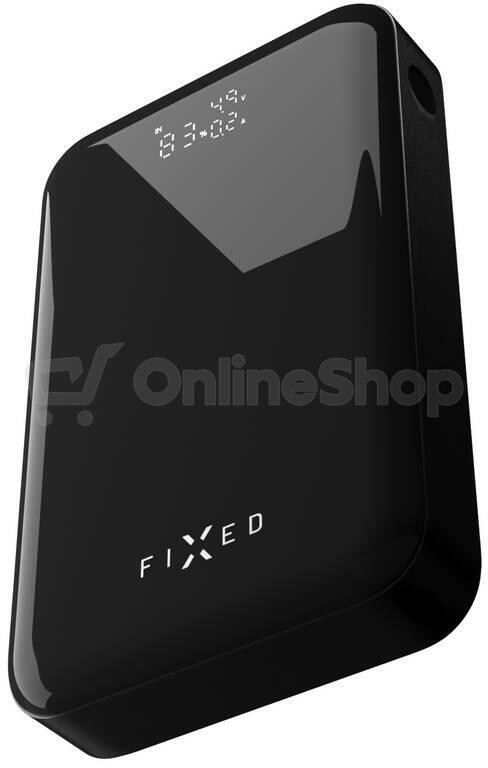 Powerbanka FIXED Zen 20 Pro s LCD displejem a výstupem 130W, 20 000 mAh, černá