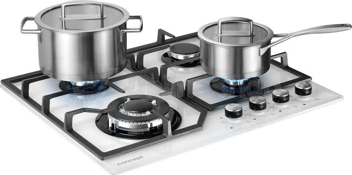 Plynová deska Concept PDV7460wh, bílá