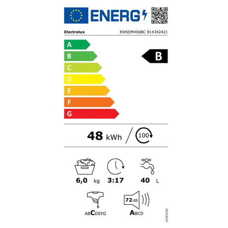 Praka Electrolux EW6SM406BC