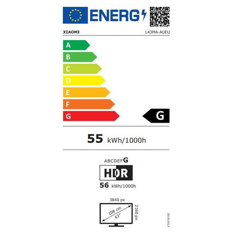 UHD LED TV Xiaomi A 43 2025 EU