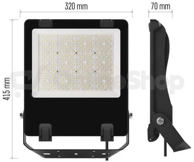 Emos LED reflektor AVENO 150W, černý, neutrální bílá (ZS2453)