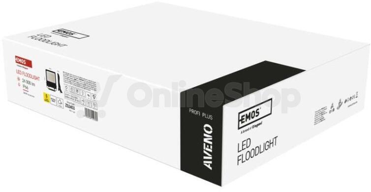 Emos LED reflektor AVENO 150W, černý, neutrální bílá (ZS2453)