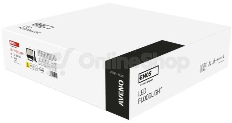 Emos LED reflektor AVENO 200W, černý, neutrální bílá (ZS2463)