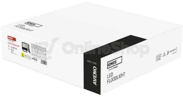 Emos LED reflektor AVENO 200W, černý, neutrální bílá (ZS2463A)