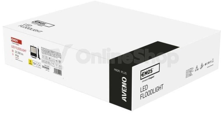 Emos LED reflektor AVENO 150W, černý, neutrální bílá (ZS2453A)