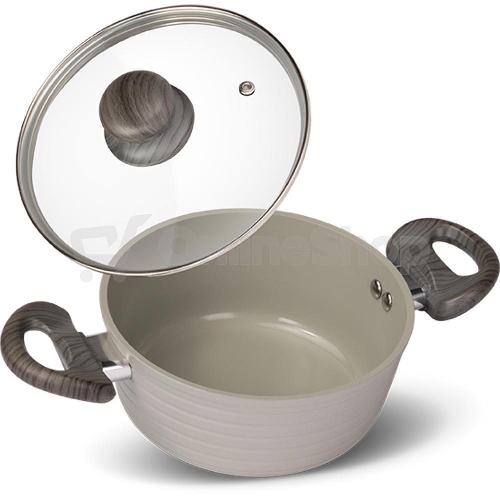 Kastrol s poklicí Lamart STRIPE LT1266