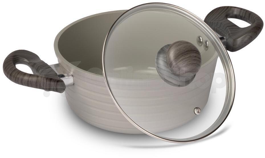 Kastrol s poklicí Lamart STRIPE LT1266