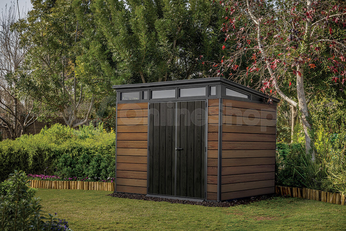 KETER PENT Signature HORIZONTAL domek 9x7 - hnědý