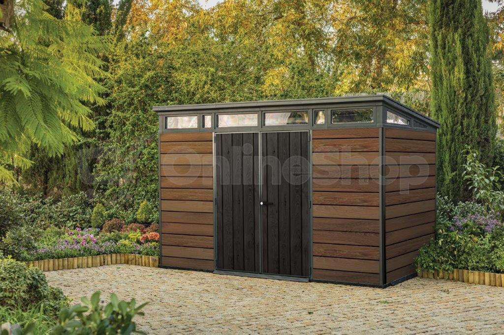 KETER PENT Signature HORIZONTAL domek 11x7 - hnědý
