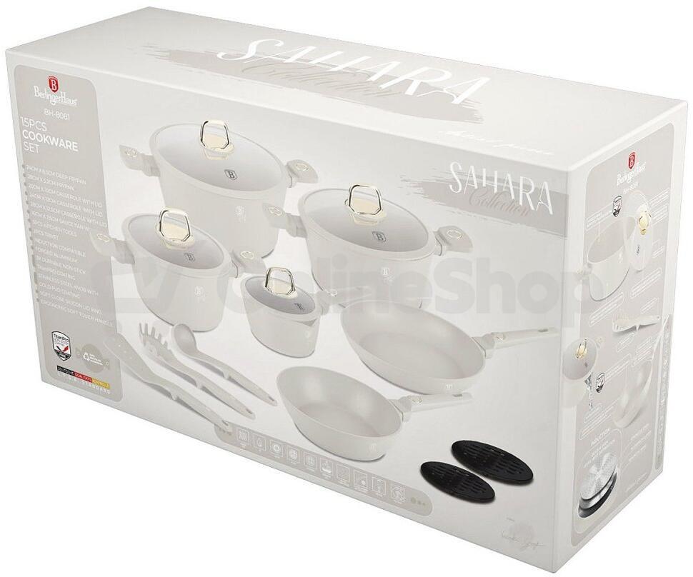 Sada nádobí BerlingerHaus Sahara Collection BH-8081, 15 ks