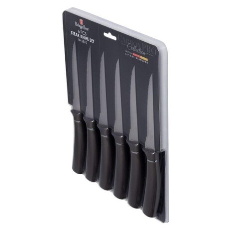 BERLINGERHAUS Sada steakovch no 6 ks Carbon PRO Line BH-2810