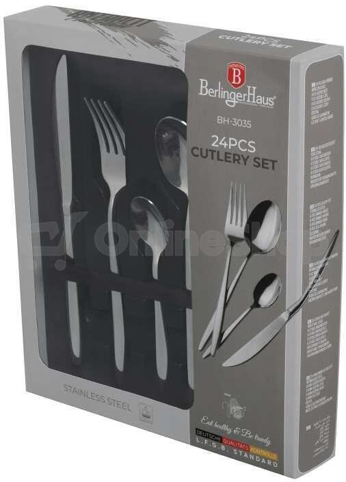 BERLINGERHAUS Sada příborů nerez 24 ks leštěná BH-3035