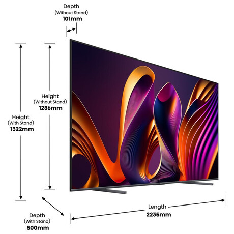 UHD QLED TV Hisense 100E7NQ PRO