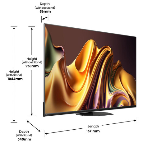 UHD MiniLED TV Hisense 75U8NQ