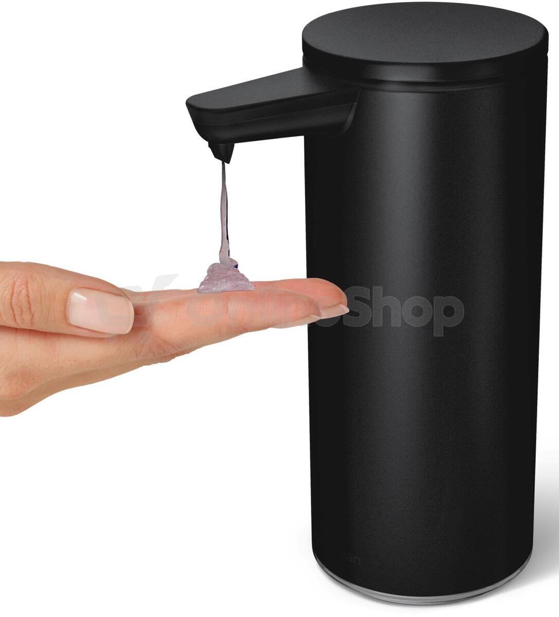 Bezdotykový dávkovač mýdla Simplehuman ST1084 266 ml, matná černá ocel