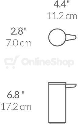 Bezdotykový dávkovač mýdla Simplehuman ST1084 266 ml, matná černá ocel