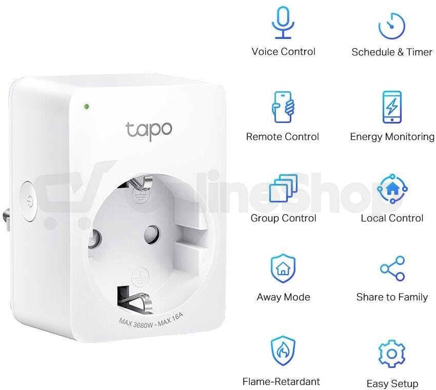 Chytrá zásuvka TP-Link Tapo P110 (EU)