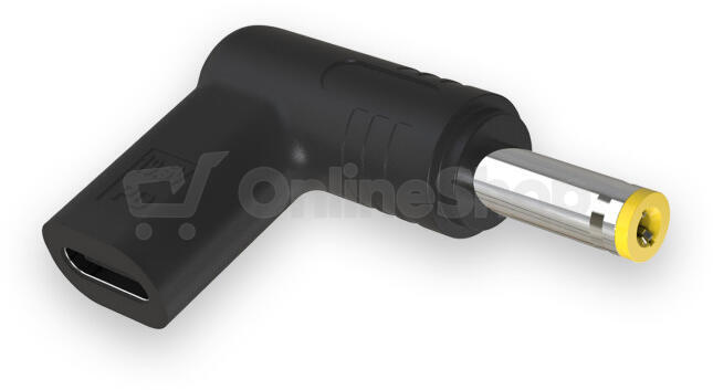 Aligator USB-C napájecí redukce 4.8*1.7mm pro notebooky Asus/Compaq/HP