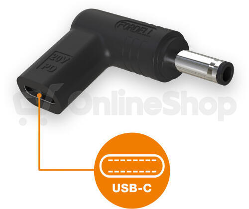 Aligator USB-C napájecí redukce 4,5 x 3,0 mm pro notebooky Dell