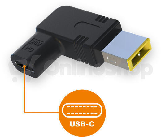 Aligator USB-C napájecí redukce 11 x 4,5 mm pro notebooky Lenovo