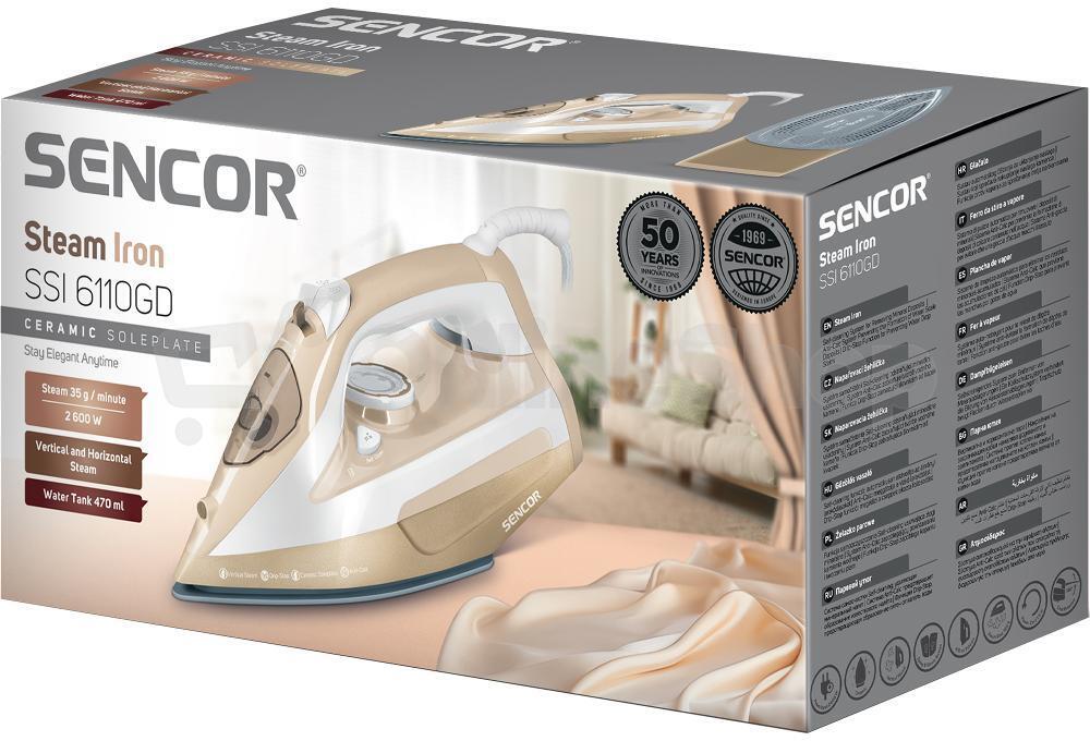 Napařovací žehlička Sencor SSI 6110GD