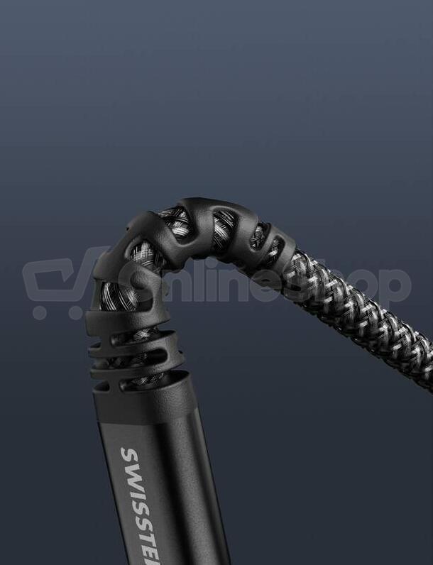 DATOVÝ KABEL SWISSTEN ARAMID REINFORCED 4in1 3A 1,5 M ANTRACIT