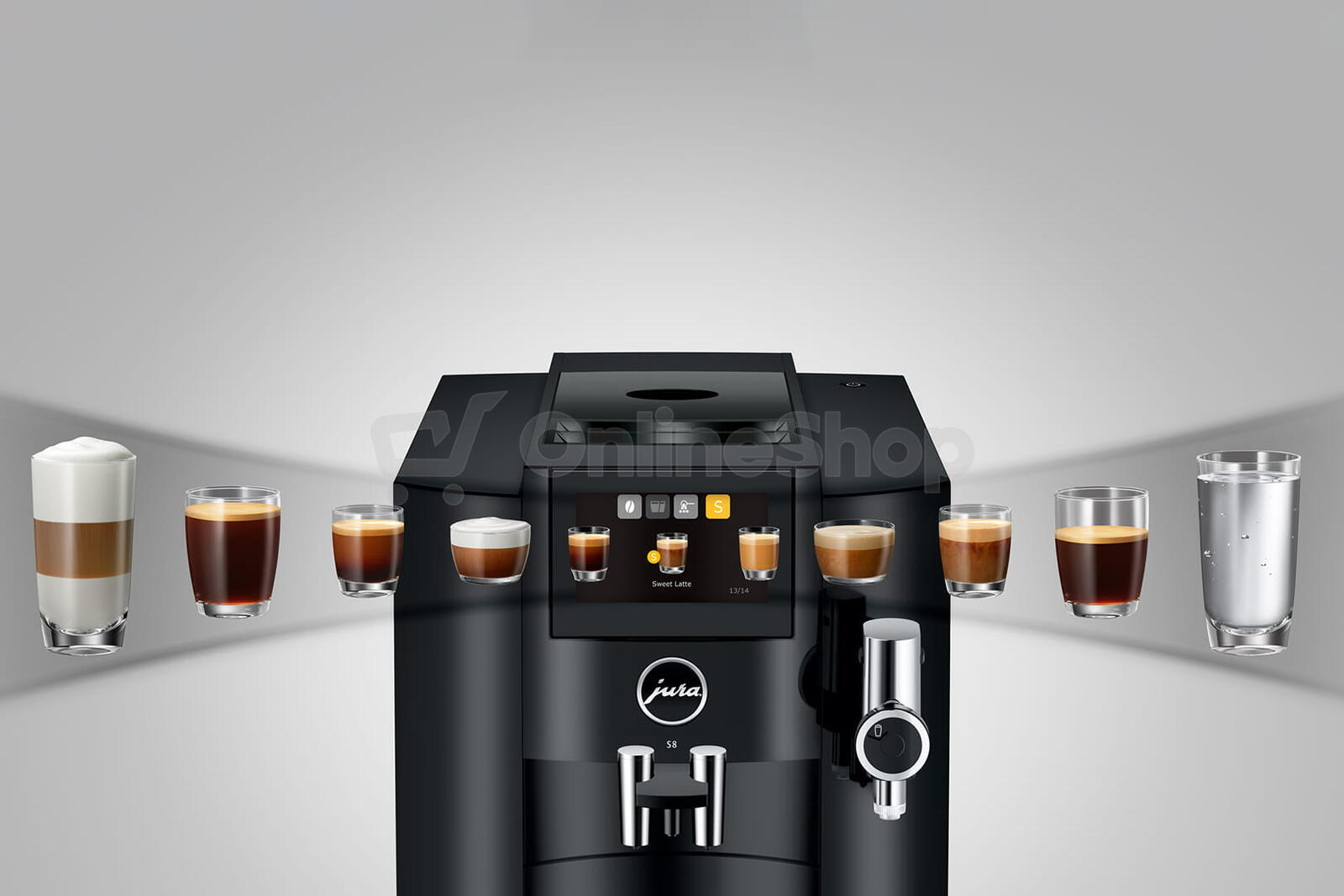 Kávovar Jura S8 Piano Black