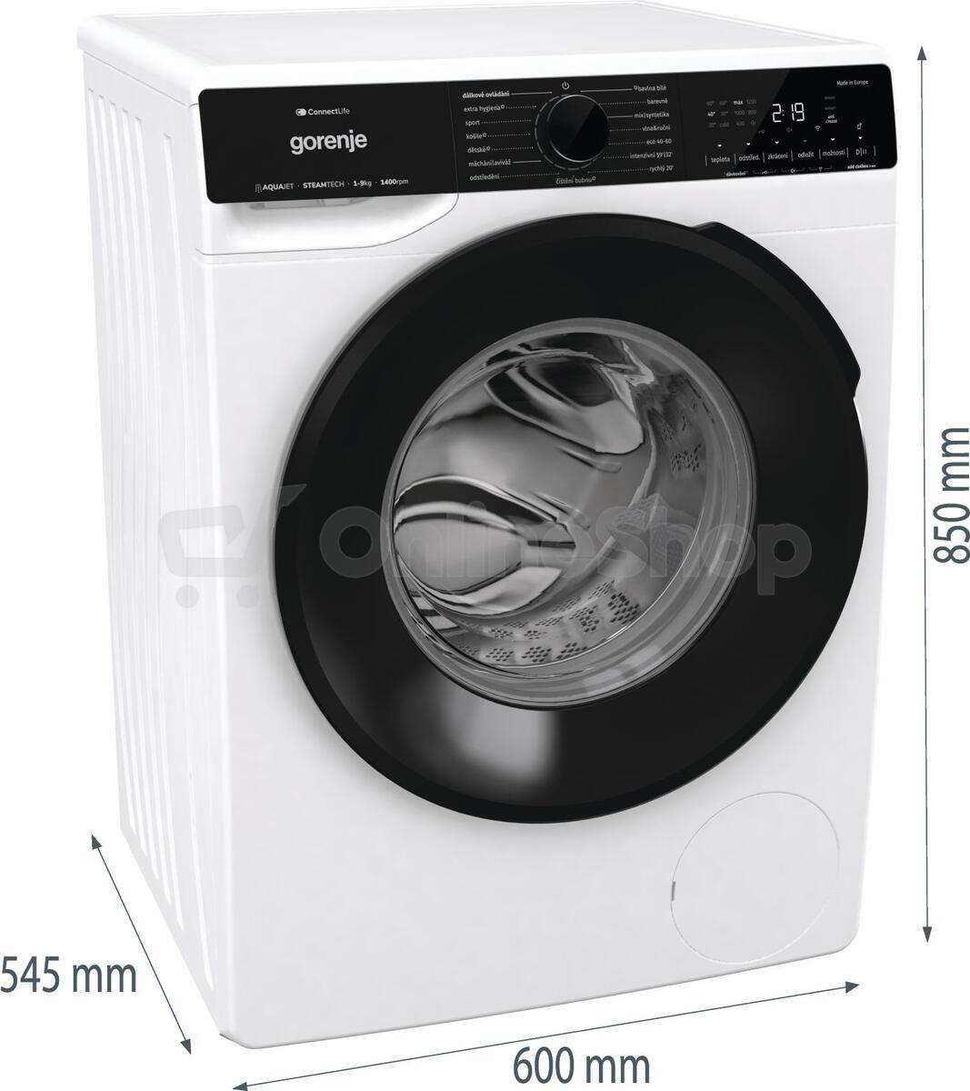 Pračka Gorenje W2PNA94A1W/CZ G600