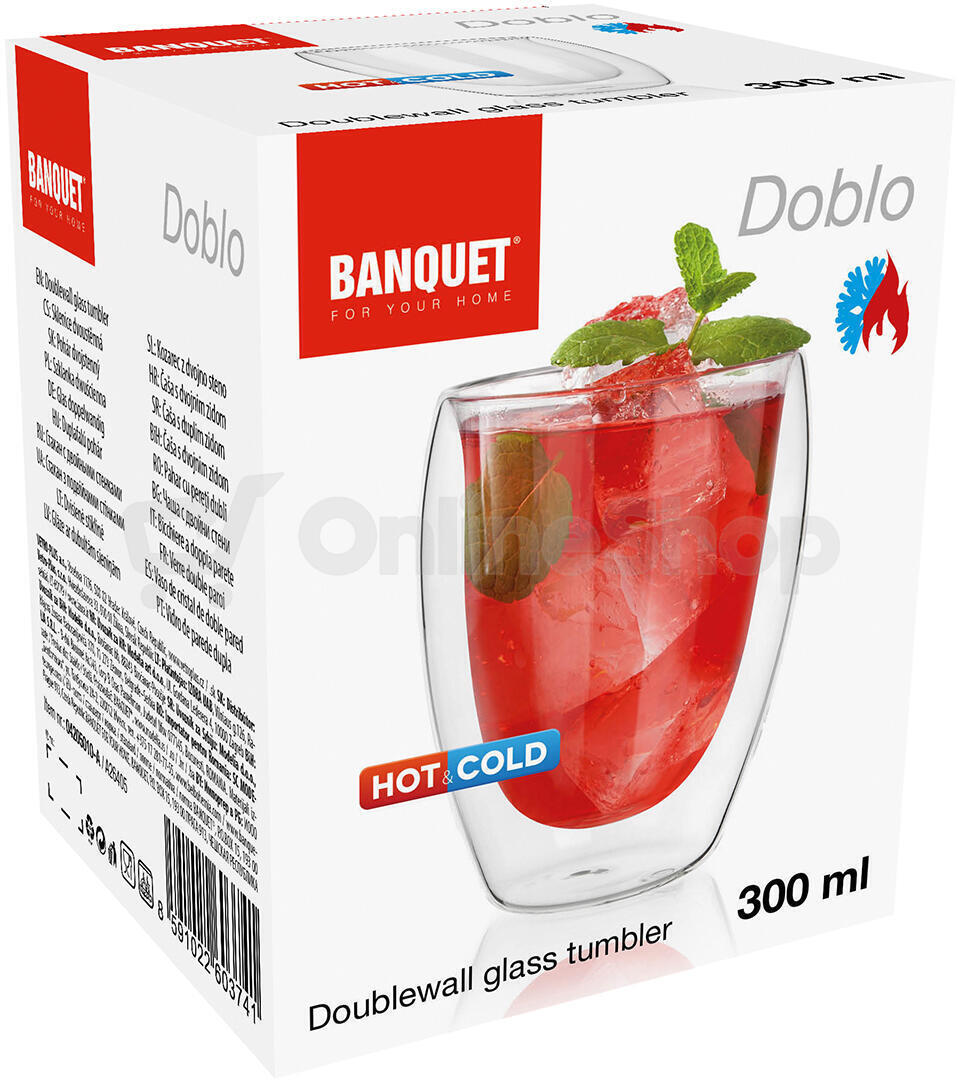BANQUET Sklenice dvoustěnná DOBLO 300 ml (04205010-A)